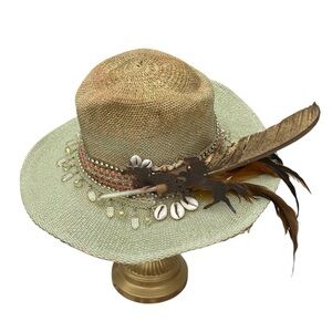 Stylish Feather-Embellished Hat